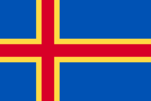 Aland Islands Flag