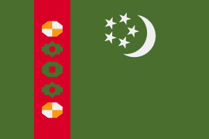 Turkmenistan Flag